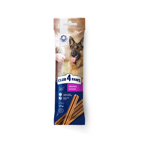 CLUB 4 PAWS PREMIUM DENTAL STICKS. BASTONAȘE DE MESTECAT PENTRU C INI ADULȚI