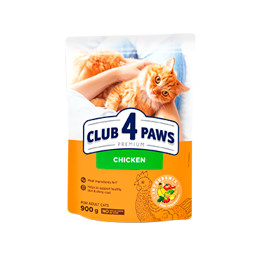 CLUB 4 PAWS PREMIUM "PUI". HRANĂ USCATĂ COMPLETĂ PENTRU PISICILE ADULTE